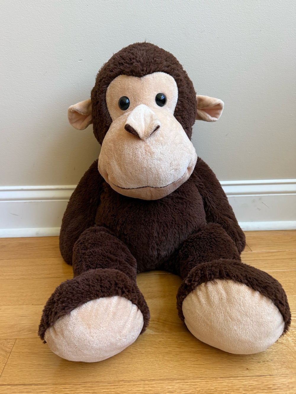 Adorable, plush, stuffed monkey, big monkey